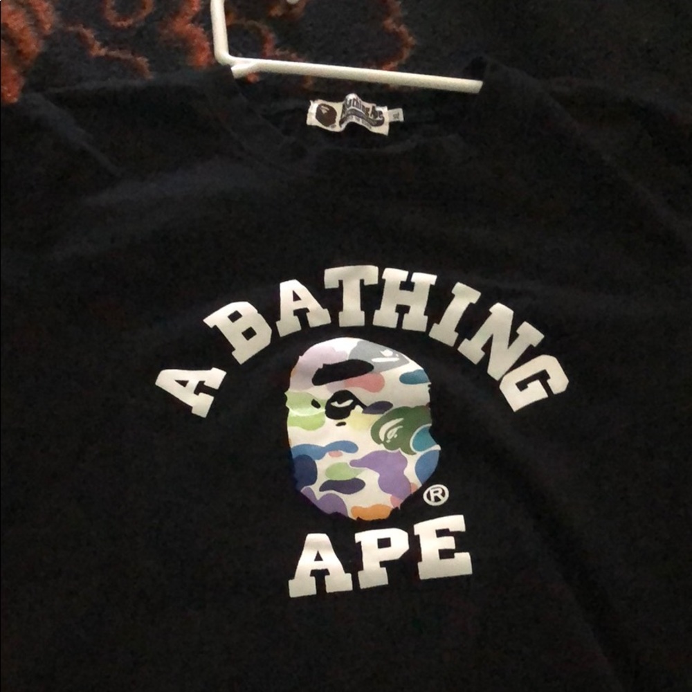 Bape shirt! Tags say XL BUT definitely a M/S!